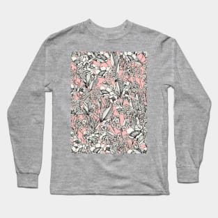 Flower hand drawn pattern Long Sleeve T-Shirt